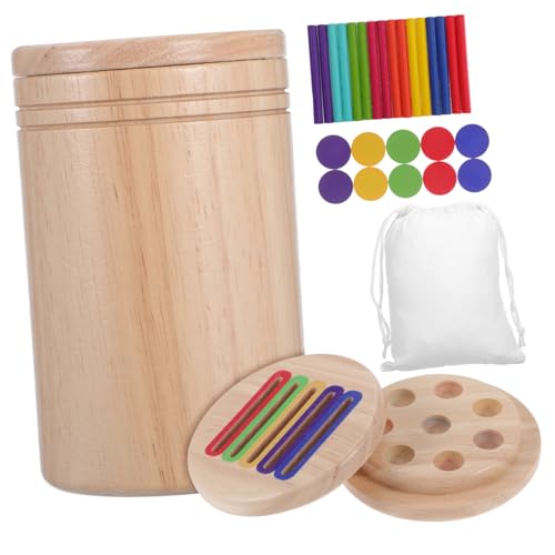 Sosoport 1 Satz Puzzle -Tasse Feinmotorikspielzeug für 1-2-Jährige Bildungsspielzeug für 2-3-Jährige holzspielzeug sensorisches Feinmotorikspiele Farbsortierendes Sinnesspielzeug Sosoport 1 Satz Puzzle -Tasse Feinmotorikspielzeug für 1-2-Jährige Bildungsspielzeug für 2-3-Jährige holzspielzeug sensorisches Feinmotorikspiele Farbsortierendes Sinnesspielzeug von Sosoport