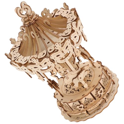 Sosoport 1 Satz Puzzle Weihnachten Kind klein Erwachsene lehrreich Rätsel Dein hölzern Beige von Sosoport