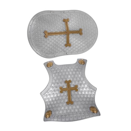 Sosoport 1 Satz Ritterrüstung Teiliges Schild Retro Design für Rollenspiele Fördert die Junge Mädchen Interaktion für Kleine Sosoport 1 Satz Ritterrüstung Teiliges Schild Retro Design für Rollenspiele Fördert die Junge Mädchen Interaktion für Kleine von Sosoport