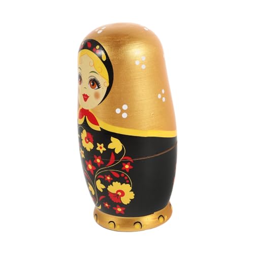 Sosoport 1 Satz Russische Puppen aus Holz Lagige Verschachtelbare Spielzeuge für Handgefertigte Geschenkidee zu Weihnachten und Halloween Sichere Holzmaterialien Sosoport 1 Satz Russische Puppen aus Holz Lagige Verschachtelbare Spielzeuge für Handgefertigte Geschenkidee zu Weihnachten und Halloween Sichere Holzmaterialien von Sosoport