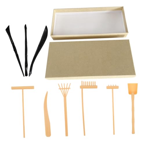 Sosoport 1 Satz Sandrechen Kleiner Rechen Zen-Gartengeräte Mini Mini-Zen-Gartenrechen-Werkzeuge Japanisches Mini-Gartenset Sandwerkzeuge Mini-Rechen Plastik Sosoport 1 Satz Sandrechen Kleiner Rechen Zen-Gartengeräte Mini Mini-Zen-Gartenrechen-Werkzeuge Japanisches Mini-Gartenset Sandwerkzeuge Mini-Rechen Plastik von Sosoport