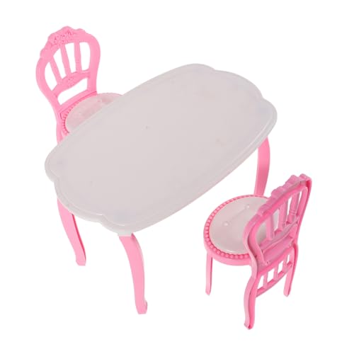 Sosoport 1 Satz Satz Puppenhausmöbel Miniaturhausmöbel Mini Doll House Kitchen Ware Süße Minimöbel Puppenstubenmöbel Und Zubehör Kleine Puppenstubenmöbel Mini Möbel Kindermöbel Rosa Plastik von Sosoport