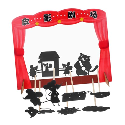 Sosoport 1 Satz Schattenspielspielzeug Märchenhafte Schattenpuppe Chinesische Geschichte Handpuppen Marionettenpuppe DIY Shadow Puppetry Kit Schattenpuppe DIY Papier Sosoport 1 Satz Schattenspielspielzeug Märchenhafte Schattenpuppe Chinesische Geschichte Handpuppen Marionettenpuppe DIY Shadow Puppetry Kit Schattenpuppe DIY Papier von Sosoport