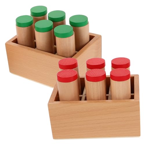 Sosoport 1 Satz Sensory Sound Cylinder für Montessori Auditiven Wahrnehmung Sicher und Langlebig für Vorschulkinder Jahren Fördert Frühkindliche Bildung und Spielerisches Lernen Sosoport 1 Satz Sensory Sound Cylinder für Montessori Auditiven Wahrnehmung Sicher und Langlebig für Vorschulkinder Jahren Fördert Frühkindliche Bildung und Spielerisches Lernen von Sosoport