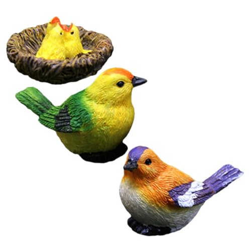 Sosoport 1 Satz Simulationsvogelverzierung Miniatur künstlich winzige Figuren realistisch Zahlen klein Mikrolandschaft Requisite simuliertes Vogelnest Wohnkultur Vogelnest Dekoration Harz Sosoport 1 Satz Simulationsvogelverzierung Miniatur künstlich winzige Figuren realistisch Zahlen klein Mikrolandschaft Requisite simuliertes Vogelnest Wohnkultur Vogelnest Dekoration Harz von Sosoport