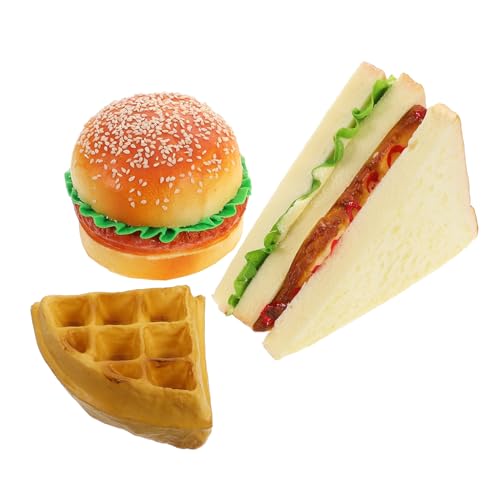 Sosoport 1 Satz Simuliertes Brot Spielzeugnahrung Hamburger Lernen Künstliches Sandwich Realistisches Sandwich Simulation Hamburger Gefälschtes Realistisches Essen PVC Sosoport 1 Satz Simuliertes Brot Spielzeugnahrung Hamburger Lernen Künstliches Sandwich Realistisches Sandwich Simulation Hamburger Gefälschtes Realistisches Essen PVC von Sosoport