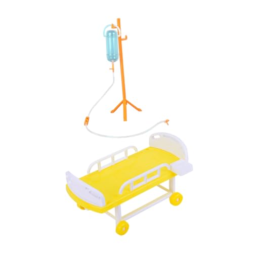 Sosoport 1 Satz Simuliertes Medizinisches Bett Puppenhausbett Arzt-Rollenspiel Für Miniaturbett Spielzeugkrankenhaus Für Puppen Kleinkinder Rollenspiele Für Plastik Sosoport 1 Satz Simuliertes Medizinisches Bett Puppenhausbett Arzt-Rollenspiel Für Miniaturbett Spielzeugkrankenhaus Für Puppen Kleinkinder Rollenspiele Für Plastik von Sosoport