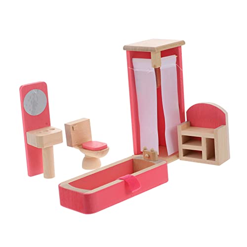 Sosoport 1 Satz Spielhaus Möbelschmuck Mini-hausdekoration Lustige Dekore Puppenhausmöbel Aus Holz Rosa Hölzern Sosoport 1 Satz Spielhaus Möbelschmuck Mini-hausdekoration Lustige Dekore Puppenhausmöbel Aus Holz Rosa Hölzern von Sosoport