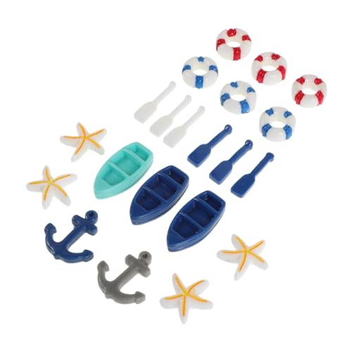 Sosoport 1 Satz Strand Boot und Deko Figuren Teiliges Resin Modell für Kreative Puppenhaus und Mikrolandschaft Dekoration im Strand Stil für Sommerliches und Kreative Szenen Sosoport 1 Satz Strand Boot und Deko Figuren Teiliges Resin Modell für Kreative Puppenhaus und Mikrolandschaft Dekoration im Strand Stil für Sommerliches und Kreative Szenen von Sosoport