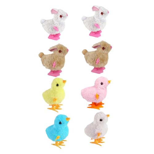 Sosoport 1 Satz Uhrwerk Huhn Küken Aufziehspielzeug Tiere aufziehen simuliertes Tierspielzeug Bildungsspielzeug Tierspielzeug aufziehen Tier-Aufziehspielzeug für Party Plastik von Sosoport