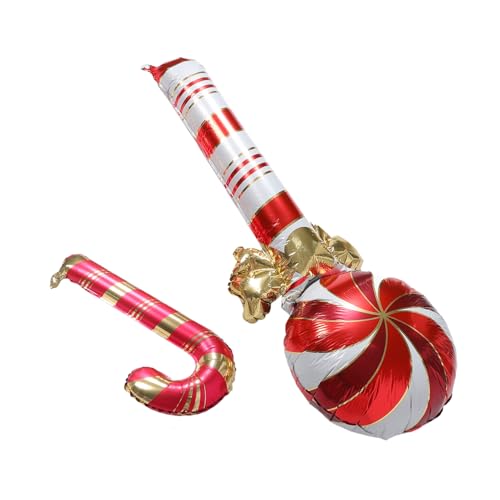 Sosoport 1 Satz Weihnachtsdeko Zuckerstangen Folienballons Große Kleine Aluminium Folienballons für Festliche Dekoration für Weihnachtsfeiern Anlässe Langlebig Sosoport 1 Satz Weihnachtsdeko Zuckerstangen Folienballons Große Kleine Aluminium Folienballons für Festliche Dekoration für Weihnachtsfeiern Anlässe Langlebig von Sosoport