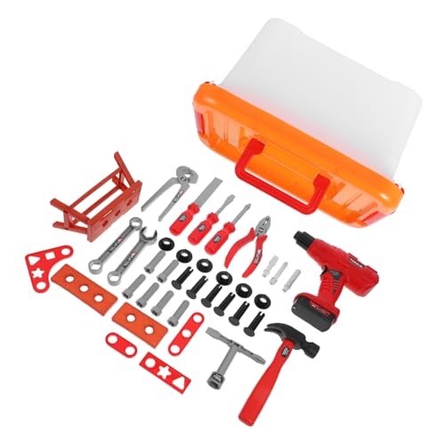 Sosoport 1 Satz Werkzeug Set Lernspielzeug für Kleinkinder Teiliges Werkzeugset mit Elektrischem Bohrer Fantasievolles Rollenspiel für Jungen und Kindertag Sosoport 1 Satz Werkzeug Set Lernspielzeug für Kleinkinder Teiliges Werkzeugset mit Elektrischem Bohrer Fantasievolles Rollenspiel für Jungen und Kindertag von Sosoport