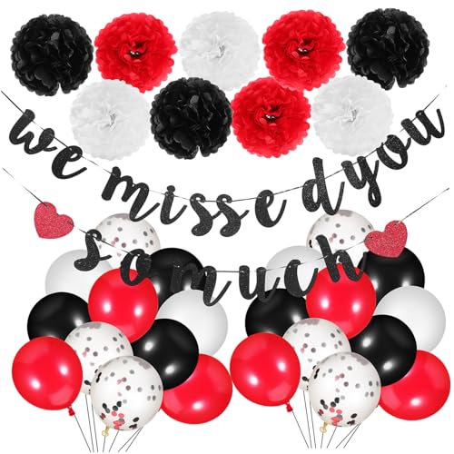 Sosoport 1 Satz Willkommen Zuhause Dekorationen Party Luftballons und Banner für Willkommensfeiern Mehrfachanlässe Wiederverwendbar Stilvolle Deko für Zuhause und Garten von Sosoport