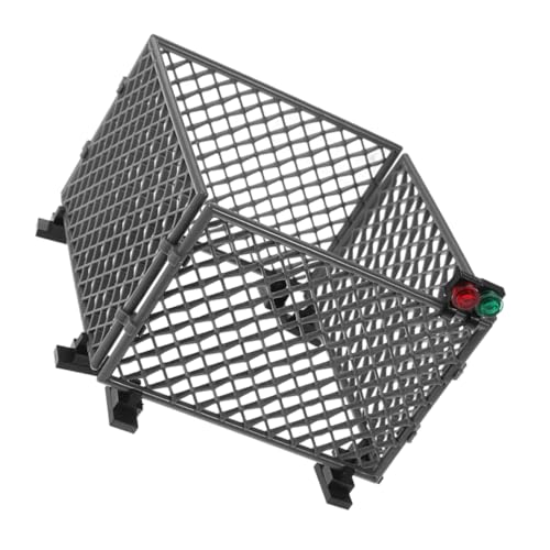 Sosoport 1 Satz Zubehör Für Schutznetz-bausteine Miniaturzaun Klein Bausätze Szene Mikro Stütze Layout Zaunhandwerk Block Schmuck Gebäude Warnen Bauen Grey Abs von Sosoport