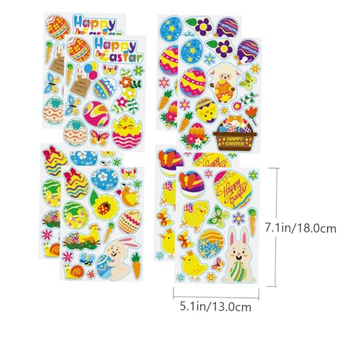 Sosoport 1 Set 24 Pcs Ei Bunny Aufkleber Dekoration Fenster Aufkleber Wand Aufkleber Für Präsentieren Aufkleber Wand Aufkleber Sosoport 1 Set 24 Pcs Ei Bunny Aufkleber Dekoration Fenster Aufkleber Wand Aufkleber Für Präsentieren Aufkleber Wand Aufkleber von Sosoport