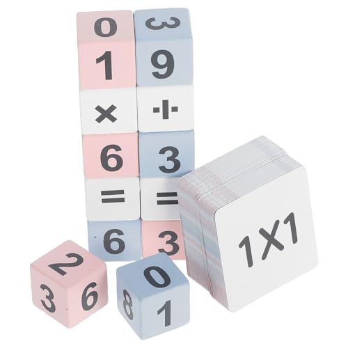 Sosoport 1 Set Algorithmus Bausteine Mathematikspiele Für Kleinkinder Intelligenzspielzeug Für Kopfrechenspielzeug Für Rechenbrettspiel Pädagogische Multiplikationsspiele Aus Holz von Sosoport