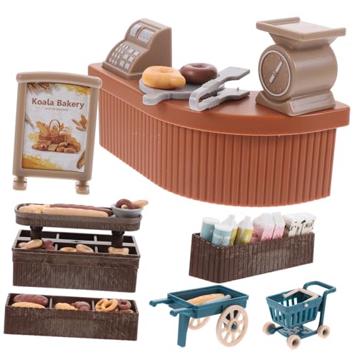 Sosoport 1 Set Bäckerei Dekorationen Kleines Puppenhaus Zubehör Kinderspielzeug Mini Brotsimulation Backzubehör Kleine Hausbäckerei Miniatur Bäckerei Requisite Aus von Sosoport
