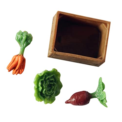Sosoport 1 Set Bauernhof Modell Zubehör Outdoor Bauernhof Kinderspielzeug Traktor Modelle Miniatur Gemüse Puppenhaus Miniatur Bauernhof Mini Gemüse Modell Mini Garten Kit von Sosoport