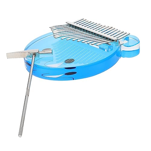 Sosoport 1 Set Daumen Finger Klavierhand Für Musikinstrumente Fingerinstrument Kalimba Instrument Musikinstrument Musikspielzeug Tragbares Kalimba Blaues Acryl von Sosoport