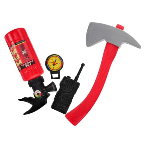 Sosoport 1 Set Feuerwehrmann Set Feuerwehrmann Kostüm Für Feuerwehrmann Spielset Feuerlöscher Feuerwehrmann Zubehör Für Feuerwehrmann Rollenspiel Set Kinderspielzeug Aus von Sosoport