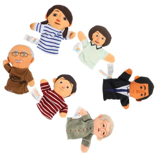 Sosoport 1 Set Finger Puppe Puppen Storytelling Finger Familie Finger Lehre Requisiten Tuch Sosoport 1 Set Finger Puppe Puppen Storytelling Finger Familie Finger Lehre Requisiten Tuch von Sosoport