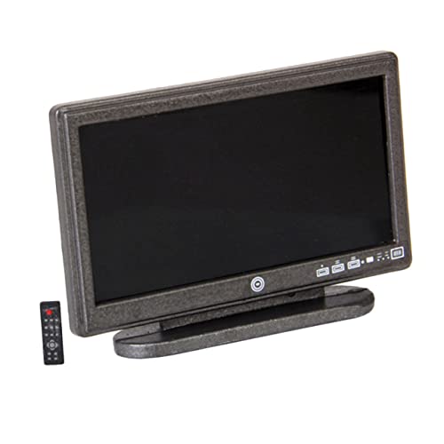 Sosoport 1 Set Flachbildfernseher Modell Für Mini Simuliertes Fernsehmodell Puppenhaus Dekoratives Mini Tv Desktop Modell Mini Flachbildfernseher Modell Desktop Ornament von Sosoport