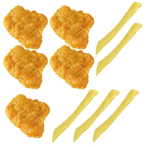 Sosoport 1 Set Gefälschte Chicken Nuggets Und Pommes Frites Realistisches Fast Food Frittiertes Kunstessen Requisiten Künstliche Pommes Frites Lebensechtes Lebensmittelmodell Sosoport 1 Set Gefälschte Chicken Nuggets Und Pommes Frites Realistisches Fast Food Frittiertes Kunstessen Requisiten Künstliche Pommes Frites Lebensechtes Lebensmittelmodell von Sosoport