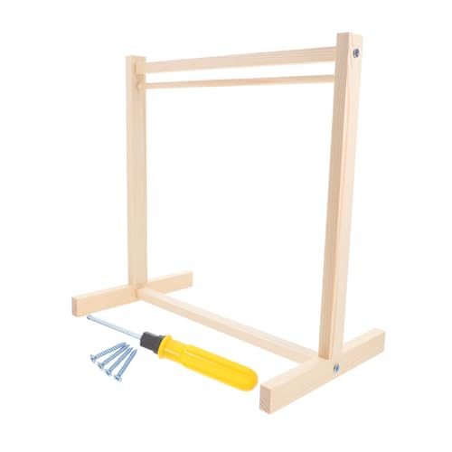 Sosoport 1 Set Kleiderständer Für Puppen, Kleiderbügel Aus Holz, Kleiderständer Für Mädchen, Puppenkleidung, Organizer, Kleiderschrank, Möbelzubehör Für Puppenhaus, Babyparty-zubehör Sosoport 1 Set Kleiderständer Für Puppen, Kleiderbügel Aus Holz, Kleiderständer Für Mädchen, Puppenkleidung, Organizer, Kleiderschrank, Möbelzubehör Für Puppenhaus, Babyparty-zubehör von Sosoport