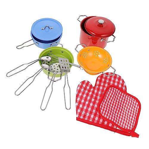 Sosoport 1 Set Mini Küchenspielzeug Mini Kinderspielzeug Nachahmung Von Kochgeschirr Lernspielzeug Küche Rollenspiel Kinderküchenspielzeug Simulationsküchengeschirr Mini von Sosoport
