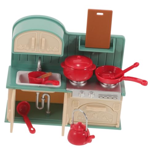 Sosoport 1 Set Mini Küchenspielzeug Modelle Küchenutensilien Puppenhaus Zubehör Mädchenspielzeug Miniatur Dinge Miniatur Küchengeschirr Mini Küchenwerkzeug Kinderspielzeug von Sosoport