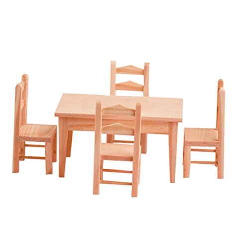 Sosoport 1 Set Mini Tisch Und Stuhl Set Mini Puppenmöbel Spielzeughaus Miniaturmöbel Spielzeugmöbel Spielzeugküche Mini Puppenhausmöbel Puppenhausmöbel Stuhlmodell Holz Sosoport 1 Set Mini Tisch Und Stuhl Set Mini Puppenmöbel Spielzeughaus Miniaturmöbel Spielzeugmöbel Spielzeugküche Mini Puppenhausmöbel Puppenhausmöbel Stuhlmodell Holz von Sosoport