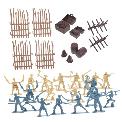 Sosoport 1 Set Piratenkram Piratenfiguren Für Jungen Piraten Spielfigur Soldaten Kinderspielzeug Piratenskelett Piratenspielset Piratenminiaturen Piratenrequisiten Piratenparty von Sosoport
