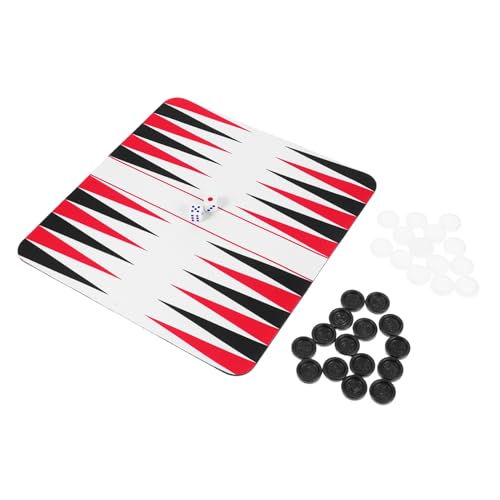 Sosoport 1 Set Set Backgammon Tragbares Brettspiel Reisespiele Flugzeug Reisespiel Flugzeug Tragbares Spiel Camping Brettspiel Roadtrip Spiel Outdoor Brettspiele Reise Brettspiele Abs von Sosoport