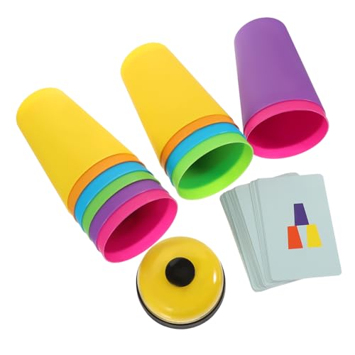 Sosoport 1 Set Stapelbecher Brettspiel Für Das Frühe Lernen Reaktionstraining Stapeln Eltern Stapelbecher Buntes Papier Sosoport 1 Set Stapelbecher Brettspiel Für Das Frühe Lernen Reaktionstraining Stapeln Eltern Stapelbecher Buntes Papier von Sosoport
