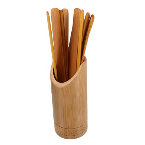 Sosoport 1 Set Vintage Chinesische Glücksstöcke Kau Chim Sticks Chinesisches Vermögen Mit Dem Aufbewahrungseimer Für Glücksspiele von Sosoport