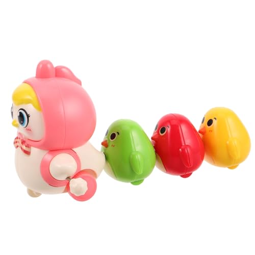 Sosoport 1 Set Wind-up Chicken Toy Set Für Kids Ostern Party Gefälligkeiten Mit Magnetküken Und Uhrwerkmechanismus Für Frühes Lernen Und Spaßspiel von Sosoport