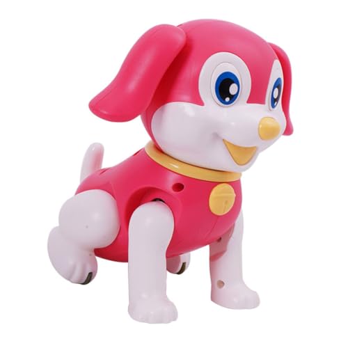 Sosoport 1 Stück Elektrisch Springender Hund Für Maskottchen des Neuen Jahres Musical Frühlingsfest Präsent Elektrisch Tanzender Welpe Abs Rot von Sosoport
