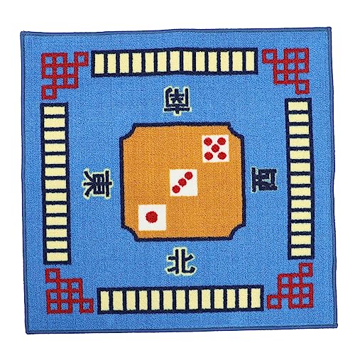 Sosoport 1 Stück Gaming Tabletop Mat für Brettspiele Robuste Mahjong Tischdecke mit Rutschfester Gummiunterlage für Domino und Poker Spiele für Verschiedene Spielarten und Einfache Pflege von Sosoport