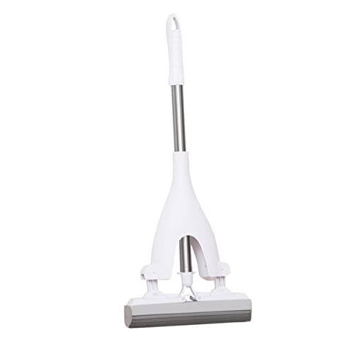 Sosoport 1 Stück Kollodiummop Für Kleinkind Mini Sprühmopp Wischmop Eltern-Kind-mopp Kleiner Mopp Kinderwischer Kollodiummopp Für Rollenspiel Mopp Rostfreier Stahl Weiß von Sosoport