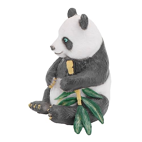 Sosoport 1 Stück Panda-Modell kindergeschenke Simulation Toy Geburtstagsgeschenk Lifelike Panda Figure Panda-Figurenmodell Panda-Figuren basteln Plastik Black von Sosoport