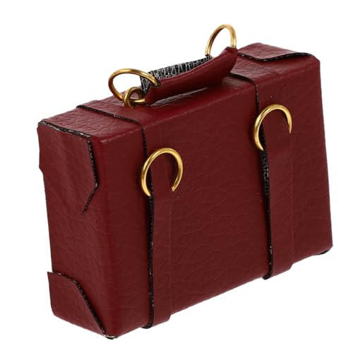 Sosoport 1pc Miniatur Koffer Vintage Mini Koffer Spielzeug Mini Decor Zubehör von Sosoport