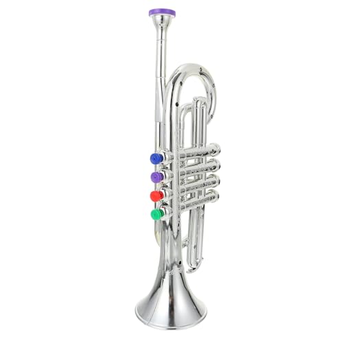 Sosoport 1 Stück Saxophonmodell Kinderspielzeug Kinderspielzeug Vierfarbige Vertikale Trompete Für Tragbares Interessantes Kinderspielzeug Trompete Musikmodell Versilberung Sosoport 1 Stück Saxophonmodell Kinderspielzeug Kinderspielzeug Vierfarbige Vertikale Trompete Für Tragbares Interessantes Kinderspielzeug Trompete Musikmodell Versilberung von Sosoport