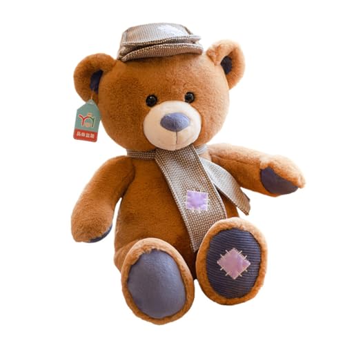 Sosoport 1 Stück Schal Bärenpuppe Plüsch Kuscheltier Plush Kuscheltier Geschenkidee Kinderzimmer Dekoration Tierpuppen Stofftier PP Baumwolle Brown Sosoport 1 Stück Schal Bärenpuppe Plüsch Kuscheltier Plush Kuscheltier Geschenkidee Kinderzimmer Dekoration Tierpuppen Stofftier PP Baumwolle Brown von Sosoport