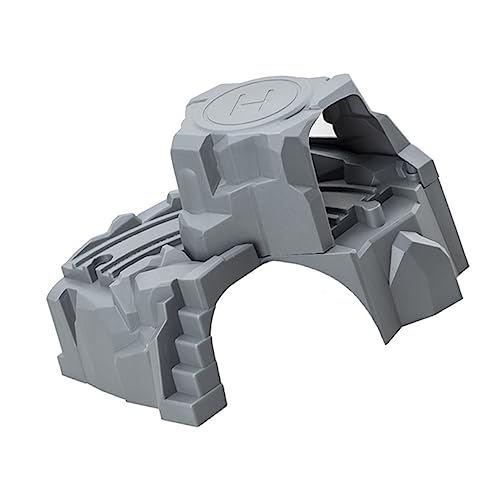 Sosoport 1 Stück Simulation Tunnelhöhle Zugtunnel Gleishöhle Höhlenmodellspielzeug Gleistunnel stillbustier kinderspiele Toy Set Eisenbahnmodell Modell Einer Zugszene Plastik Grey von Sosoport