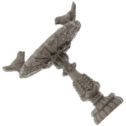 Sosoport 1 Stück Vogelbecken mikrolandschaft tränkebecken Garden Decoration gartendeko rostoptik Miniatur Schwimmbad klein tortendeko Einschulung Mini-Hausschmuck Mini-Hausbedarf Harz Khaki von Sosoport