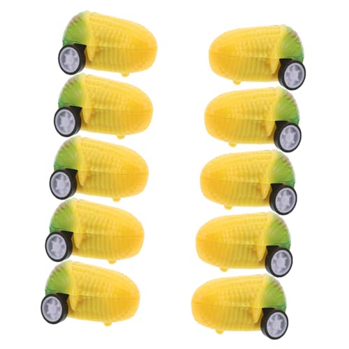 Sosoport 10 Stück Auto Zurückziehen Partygeschenke Im Klassenzimmer Mini-Auto- Autospielzeug Spielzeugautos Mit Reibungsantrieb Rückziehautos Für Kleinkinder Plastik Yellow von Sosoport
