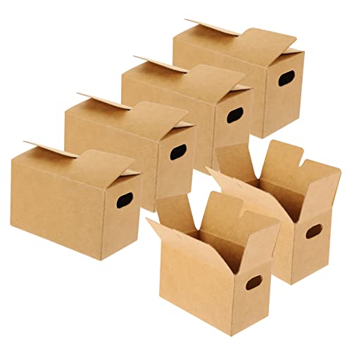 Sosoport 10 Stück Box Tiny House Puppenhausmöbel Puppenhausmöbel Dekoration Puppenmöbel Puppen Miniboxen DIY Boxen Mini Hausmöbel Mini Kraftpapier von Sosoport