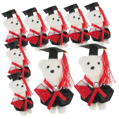 Sosoport 10 Stück Dr. Bärenpuppe Bären-Absolventen-Kuscheltiere Abschlussbären Diplom-Bär Blumenstrauß tragen Mini-Abschlussbär Cartoon-Bär-Figur Bär für Blumenstrauß Schaum Sosoport 10 Stück Dr. Bärenpuppe Bären-Absolventen-Kuscheltiere Abschlussbären Diplom-Bär Blumenstrauß tragen Mini-Abschlussbär Cartoon-Bär-Figur Bär für Blumenstrauß Schaum von Sosoport