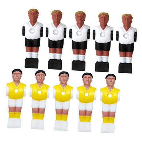 Sosoport 10 Stück Fußball-Maschinenpuppe Zubehör Foosball -Tischteile Fußballteile Tischfußballspielerfiguren Teile von Fußballmaschinen Mini-Fußballer-Statue Tischfussball Kickerfigur Harz Sosoport 10 Stück Fußball-Maschinenpuppe Zubehör Foosball -Tischteile Fußballteile Tischfußballspielerfiguren Teile von Fußballmaschinen Mini-Fußballer-Statue Tischfussball Kickerfigur Harz von Sosoport