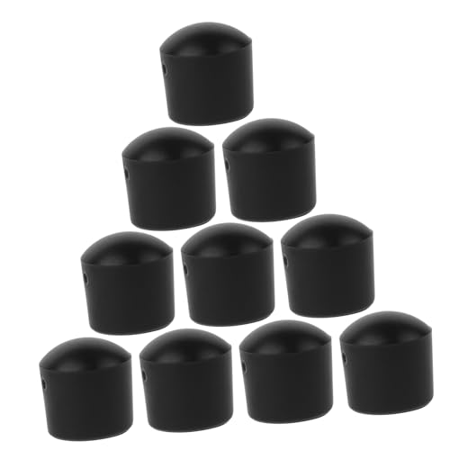 Sosoport 10 Stück Fußballmaschinenkappe Spiel Fußballtisch Endabdeckungen Für Kicker Kickerstange Kicker-endkappen Kickerspitzenkappen Ersatz Runden Tischstange Black Plastik Sosoport 10 Stück Fußballmaschinenkappe Spiel Fußballtisch Endabdeckungen Für Kicker Kickerstange Kicker-endkappen Kickerspitzenkappen Ersatz Runden Tischstange Black Plastik von Sosoport